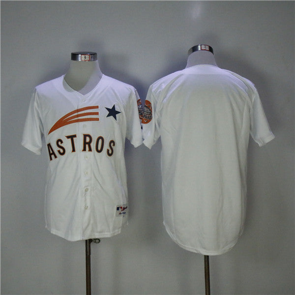 Custom Fan-Made White Houston Astros Baseball Jersey Houston Astros White Baseball Jersey