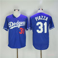 Custom Fan-Made Joc Pederson BP Los Angeles Dodgers #31 Blue Baseball Jersey
