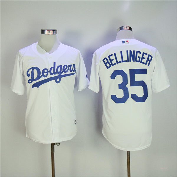 Custom Fan-Made Cody Bellinger Los Angeles Dodgers #35 White Baseball Jersey