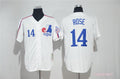 Custom Fan-Made Montreal Pete Rose Style #14 White Baseball Jersey