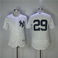 Custom Fan-Made Todd Frazier Pinstripe New York Yankees #29 White Baseball Jersey