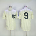 Custom Fan-Made Roger Maris Biege New York Yankees #9 1951 Throwback Baseball Jersey