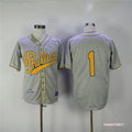 Custom Fan-Made Richie Ashburn Chuck Klein Philadelphia Phillies #1 Grey 1938 Baseball Jersey