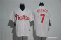 Custom Fan-Made Maikel Franco Philadelphia Phillies #7 White Baseball Jersey