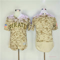 Custom Fan-Made Pittsburgh Pirates Baseball Jersey Pittsburgh Pirates USMC Baseball Jersey