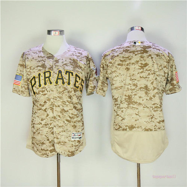 Custom Fan-Made Pittsburgh Pirates Baseball Jersey Pittsburgh Pirates USMC Baseball Jersey
