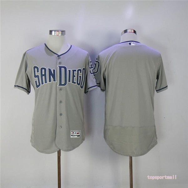 Custom Fan-Made Gray San Diego Padres Baseball Jersey San Diego Padres Grey Baseball Jersey