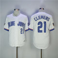 Custom Fan-Made Roger Clemens Toronto Blue Jays #21 Blue Baseball Jersey