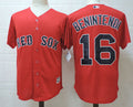 Custom Fan-Made Andrew Benintendi Boston Red Sox #16 Red Baseball Jersey