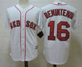Custom Fan-Made Andrew Benintendi Boston Red Sox #16 Red Baseball Jersey