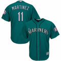 Custom Fan-Made Edgar Martinez Induction Seattle Mariners #11 Green 2019 Baseball Jersey