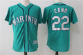 Custom Fan-Made Robinson Cano Northwest Seattle Mariners #22 Green Baseball Jersey