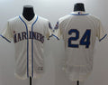 Custom Fan-Made Ken Griffey Seattle Mariners #24 Baseball Jersey