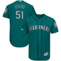 Custom Fan-Made Ichiro Suzuki Seattle Mariners #51 Baseball Jersey