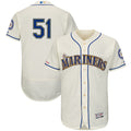 Custom Fan-Made Ichiro Suzuki Seattle Mariners #51 Baseball Jersey