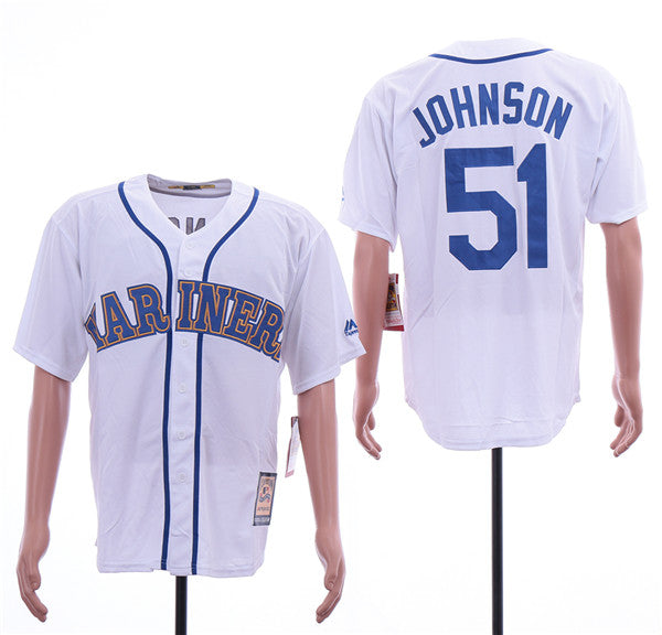 Custom Fan-Made Ichiro Suzuki Seattle Mariners #51 White Baseball Jersey