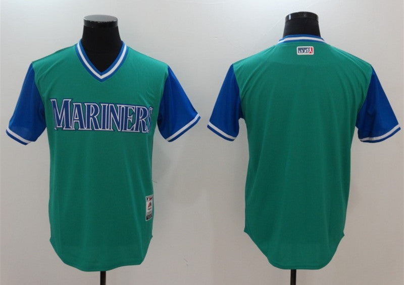 Custom Fan-Made Aqua 2017 Seattle Mariners Baseball Jersey Seattle Mariners 2017 Baseball Jersey
