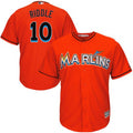 Custom Fan-Made JT Riddle Orange Miami Marlins Baseball Jersey Miami Marlins Orange Baseball Jersey