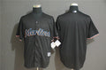 Custom Fan-Made Black Miami Marlins Baseball Jersey Miami Marlins Black Baseball Jersey