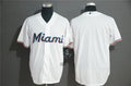 Custom Fan-Made White Miami Marlins Baseball Jersey Miami Marlins White Baseball Jersey