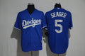 Custom Fan-Made Men Spring Training Los Angeles Dodgers #5 Blue 2017 Baseball Jersey