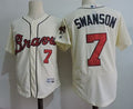 Custom Fan-Made Dansby Swanson Atlanta Braves #7 Baseball Jersey
