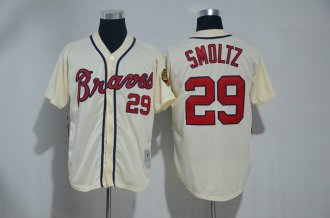 Custom Fan-Made Smoltz Atlanta Braves #9 Baseball Jersey