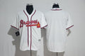 Custom Fan-Made White Black Atlanta Braves Baseball Jersey Atlanta Braves Black Baseball Jersey