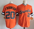 Custom Fan-Made Robinson Orange Throwback Baltimore Orioles Baseball Jersey Baltimore Orioles Orange Throwback Baseball Jersey