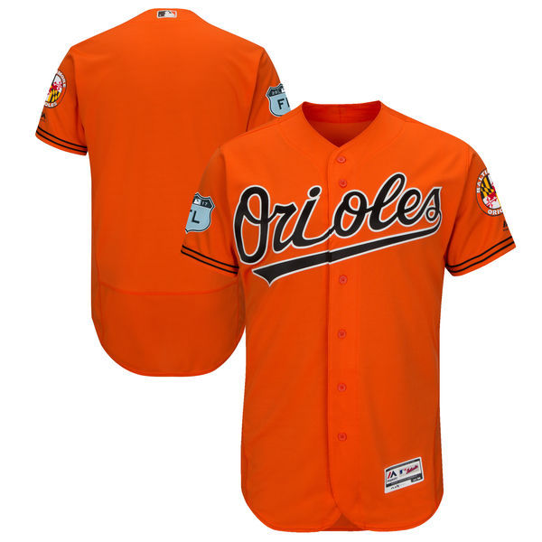 Custom Fan-Made Spring Training Royal 2017 Baltimore Orioles Baseball Jersey Baltimore Orioles 2017 Baseball Jersey