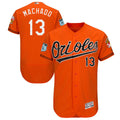 Custom Fan-Made Manny Machado Spring Training Orange 2017 Baltimore Orioles Baseball Jersey Baltimore Orioles Orange 2017 Baseball Jersey