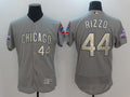 Custom Fan-Made Anthony Rizzo Chicago Cubs #44 Grey 2017 Baseball Jersey