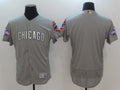Custom Fan-Made Bank Chicago Cubs #44 Grey 2017 Baseball Jersey