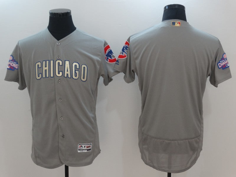 Custom Fan-Made Bank Chicago Cubs #44 Grey 2017 Baseball Jersey