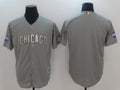 Custom Fan-Made Bank Grey 2017 Chicago Cubs Baseball Jersey Chicago Cubs Grey 2017 Baseball Jersey