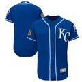 Custom Fan-Made Spring Training Royal 2017 Kansas City Royals Baseball Jersey Kansas City Royals 2017 Baseball Jersey