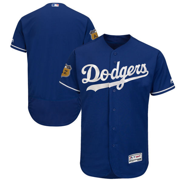 Custom Fan-Made Spring Training Royal 2017 Los Angeles Dodgers Baseball Jersey Los Angeles Dodgers 2017 Baseball Jersey