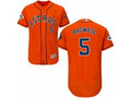 Custom Fan-Made Jeff Bagwell Bound Houston Astros #5 Orange 2017 Baseball Jersey