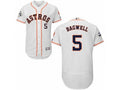 Custom Fan-Made Jeff Bagwell Bound Houston Astros #5 White 2017 Baseball Jersey