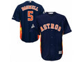 Custom Fan-Made Jeff Bagwell Bound Houston Astros #5 Blue 2017 Baseball Jersey