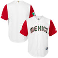 Custom Fan-Made Men Mexico White 2017 Baseball Jersey Style White 2017 Baseball Jersey