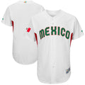 Custom Fan-Made Men Mexico Jersey.jpg White 2017 Baseball Jersey Style White 2017 Baseball Jersey