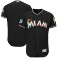 Custom Fan-Made Spring Training Black 2017 Miami Marlins Baseball Jersey Miami Marlins Black 2017 Baseball Jersey