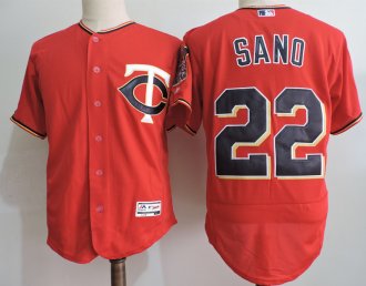 Custom Fan-Made Miguel Sano Minnesota Twins #22 Baseball Jersey