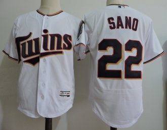Custom Fan-Made Miguel Sano Minnesota Twins #22 White Baseball Jersey