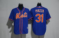 Custom Fan-Made Mike Piazza New York Mets #31 Baseball Jersey