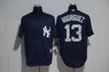 Custom Fan-Made Rodriguez Spring Training New York Yankees #13 Navy 2017 Baseball Jersey