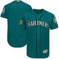 Custom Fan-Made Spring Training Aqua 2017 Seattle Mariners Baseball Jersey Seattle Mariners 2017 Baseball Jersey