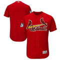 Custom Fan-Made Spring Training Scarlet 2017 St. Louis Cardinals Baseball Jersey St. Louis Cardinals 2017 Baseball Jersey