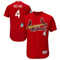Custom Fan-Made Yadier Molina Spring Training Scarlet 2017 St. Louis Cardinals Baseball Jersey St. Louis Cardinals 2017 Baseball Jersey